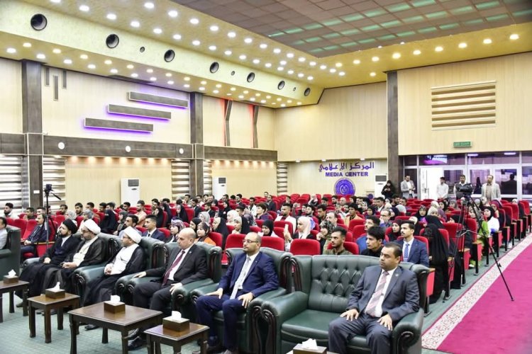 جامعة الفرات الأوسط التقنية تقيم حفلاً لتكريم الطلاب الأوائل على الأقسام العلمية بالتعاون مع مؤسسة النخب للتربية والتعليم