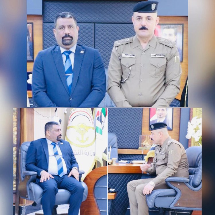 الأسدي يستقبل مدير الجوازات والإقامة في البصرة